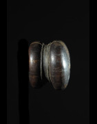 Labret en bois et metal - Dinka / Pokot - Soudan / Ethiopie