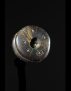 Labret en bois et metal - Dinka / Pokot - Soudan / Ethiopie