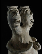 Fetiche vaudou Legba en terre cuite - Fon - Benin