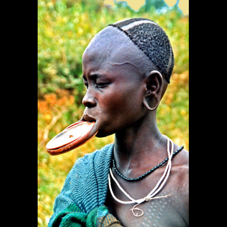 Femme Mursi et son labret - Atelier Avant Seize - Tirage contemporain