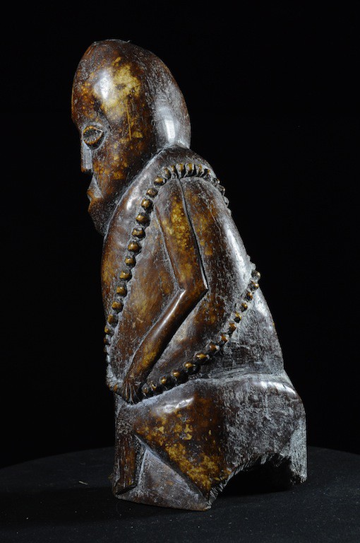 Statuette insigne Iginga en os - Lega - RDC Zaire
