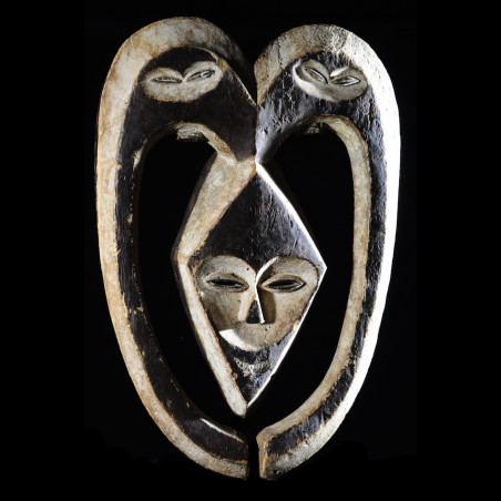 Masque Ekuk - Kwele / Bakwele - Gabon