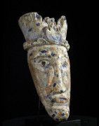Parement de case polychrome - ijo - Nigeria - Masque africain