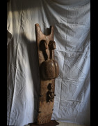 Grand poteau pilier de case Toguna - Dogon - Mali - Pilier Toguna