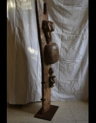 Grand poteau pilier de case Toguna - Dogon - Mali - Pilier Toguna
