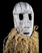 Masque fibres et bois - Konda / Ekonda - RDC Zaire