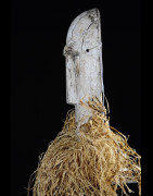 Masque fibres et bois - Konda / Ekonda - RDC Zaire