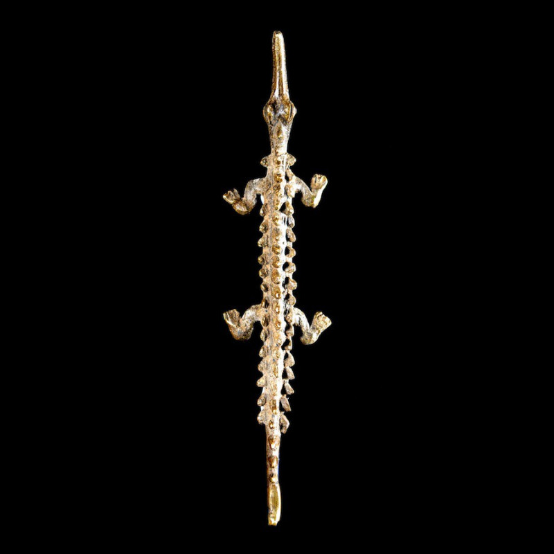 Amulette Jambiere Crocodile - Lobi / Gan - Burkina Faso