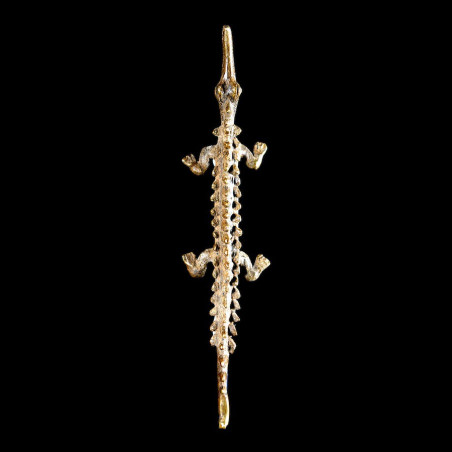 Amulette Jambiere Crocodile - Lobi / Gan - Burkina Faso