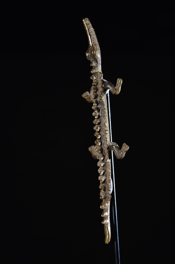 Amulette Jambiere Crocodile - Lobi / Gan - Burkina Faso