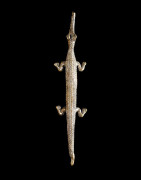 Amulette Jambiere Crocodile - Lobi / Gan - Burkina Faso