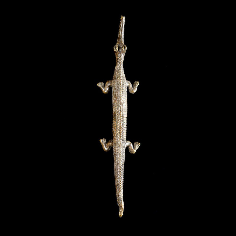 Amulette Jambiere Crocodile - Lobi / Gan - Burkina Faso