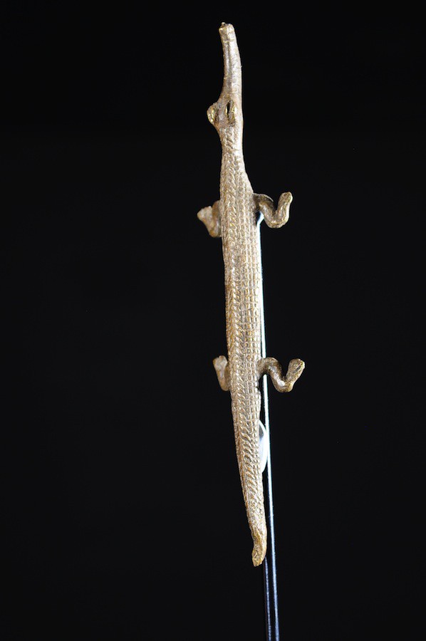 Amulette Jambiere Crocodile - Lobi / Gan - Burkina Faso