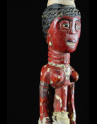 Canne de dignitaire polychrome - Baoule - Côte d'Ivoire - Objets de regalia