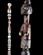 Canne polychrome de fiancailles - Mossi - Burkina Faso - Objets de regalia