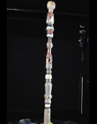 Canne polychrome de fiancailles - Mossi - Burkina Faso - Objets de regalia