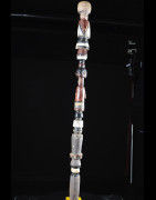 Canne polychrome de fiancailles - Mossi - Burkina Faso - Objets de regalia