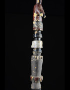 Canne polychrome de fiancailles - Mossi - Burkina Faso - Objets de regalia