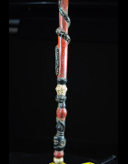 Canne de dignitaire polychrome - Baoule - Côte d'Ivoire - Objets de regalia