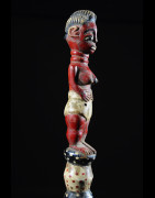 Canne de dignitaire polychrome - Baoule - Côte d'Ivoire - Objets de regalia