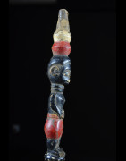 Canne de dignitaire polychrome - Baoule - Côte d'Ivoire - Objets de regalia