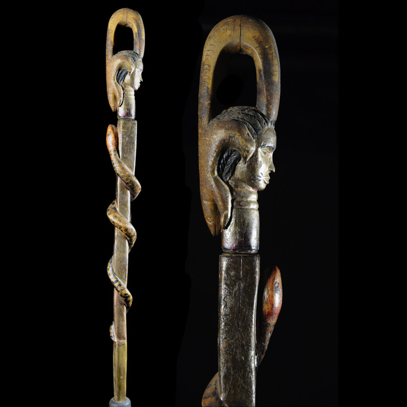 Canne epee de dignitaire - Baoule - Côte d'Ivoire - Objets de regalia