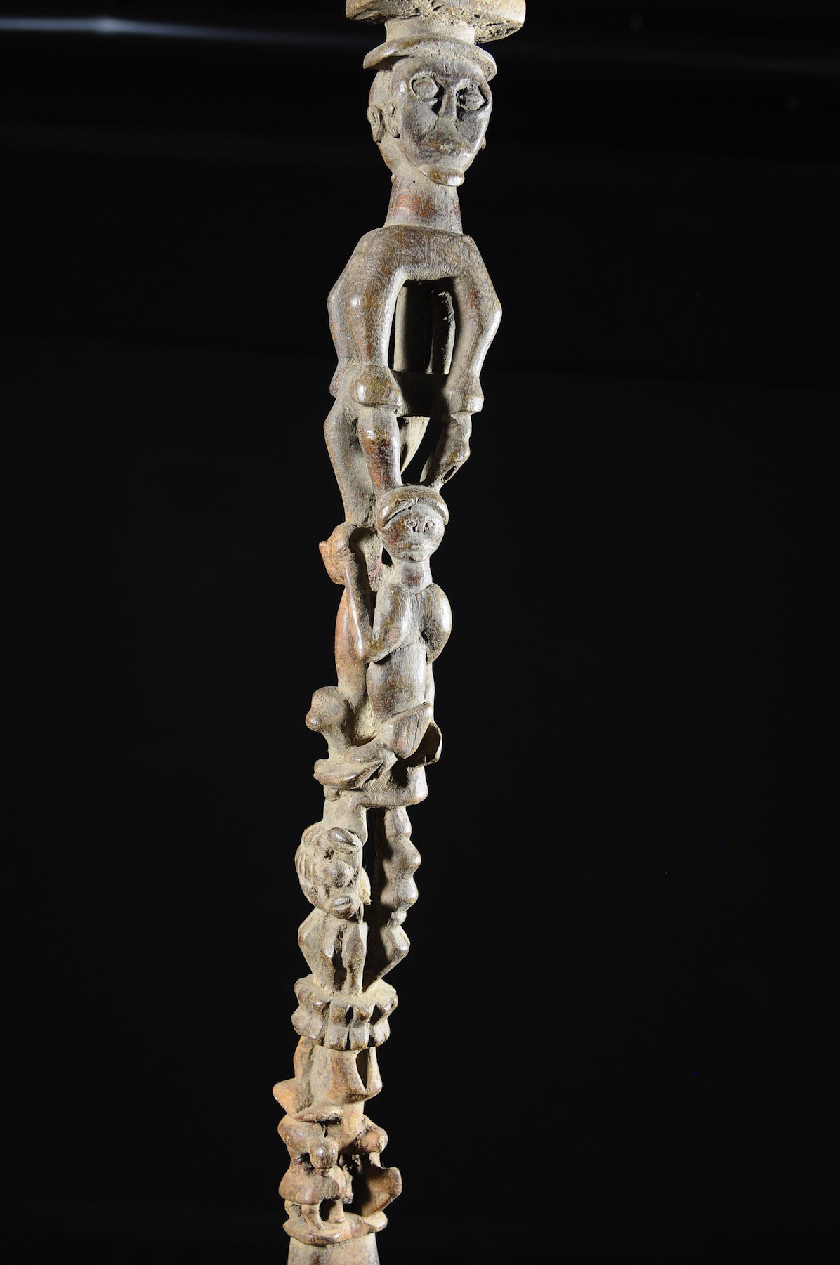 Canne ouvragee de notable - Ashanti - Ghana - Objets de regalia