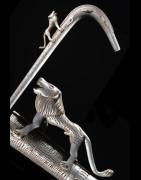 Recade royale en aluminium - Fon - Benin - Objets de regalia