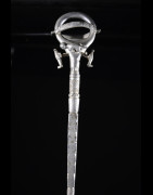 Canne de dignitaire en fonte aluminium - Fon - Benin - Objets de regalia