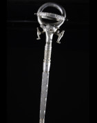 Canne de dignitaire en fonte aluminium - Fon - Benin - Objets de regalia