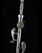Canne epee de dignitaire en fonte aluminium - Fon - Benin - Objets de regalia
