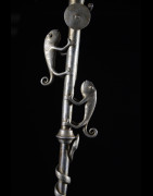 Canne epee de dignitaire en fonte aluminium - Fon - Benin - Objets de regalia