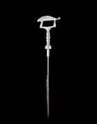 Canne epee de dignitaire en fonte aluminium - Fon - Benin - Objets de regalia