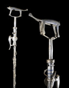 Canne epee de dignitaire en fonte aluminium - Fon - Benin - Objets de regalia
