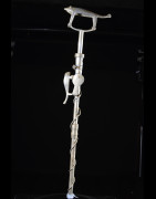 Canne epee de dignitaire en fonte aluminium - Fon - Benin - Objets de regalia