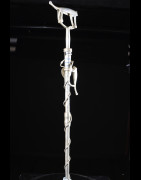 Canne epee de dignitaire en fonte aluminium - Fon - Benin - Objets de regalia