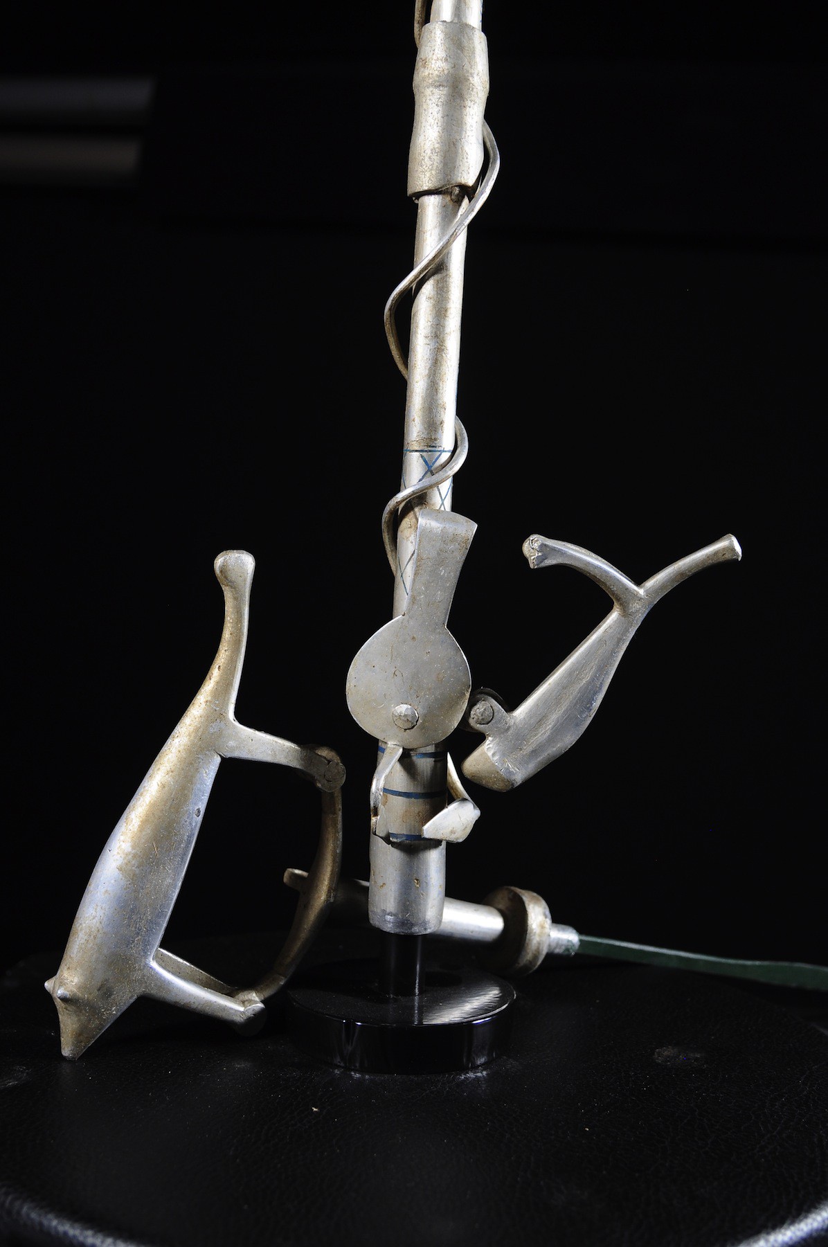 Canne epee de dignitaire en fonte aluminium - Fon - Benin - Objets de regalia