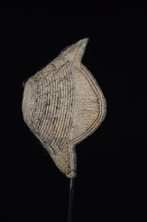 Coiffe Kuba ancienne Laket en raphia - Kuba - RDC Zaire