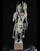 Oba et son cheval - Nigeria - BIni Edo - Bronze cire perdue