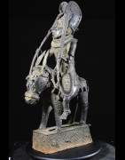 Oba et son cheval - Nigeria - BIni Edo - Bronze cire perdue