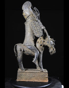 Oba et son cheval - Nigeria - BIni Edo - Bronze cire perdue