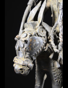 Oba et son cheval - Nigeria - BIni Edo - Bronze cire perdue