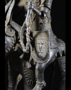 Oba et son cheval - Nigeria - BIni Edo - Bronze cire perdue