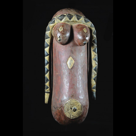 Masque ventre polychrome - Limba - Sierra Leone / Guinee