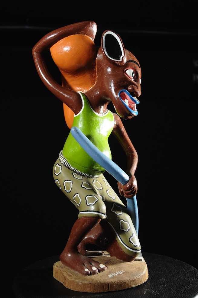 Sculpture Shetani Fermier - Agostino Malaba - Makonde