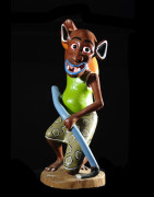 Sculpture Shetani Fermier - Agostino Malaba - Makonde