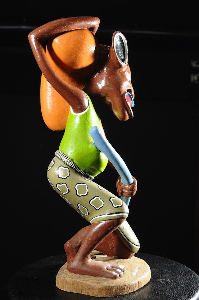 Sculpture Shetani Fermier - Agostino Malaba - Makonde