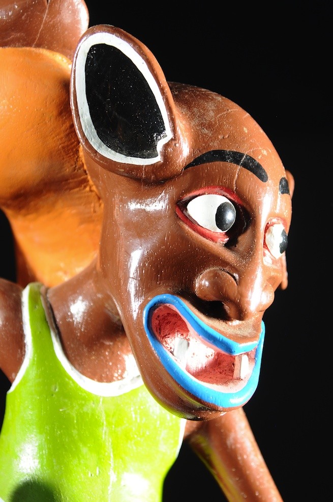 Sculpture Shetani Fermier - Agostino Malaba - Makonde