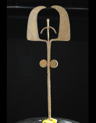 Monnaie primitive en fer noir - Chamba - Nigeria