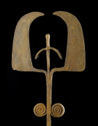 Monnaie primitive en fer noir - Chamba - Nigeria